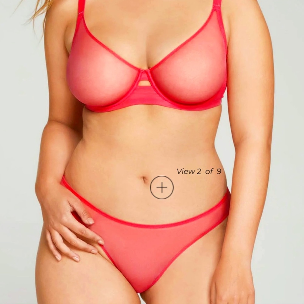 Agent Provocateur Sheer Lucky Full Cup Underwired Bra & Panties